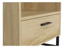 BRW Шкаф книжный Ramla 60 см с выдвижным ящиком с 5 полками рябина, рябина REG1S/U-JEG фото thumb №4