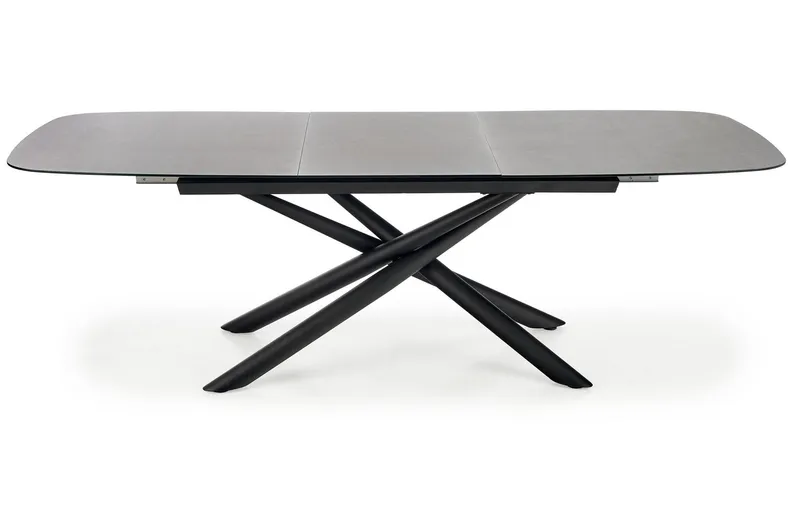 Кухонный стол раскладной HALMAR CAPELLO 180-240x95 см черный, серый фото №10