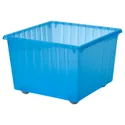 IKEA VESSLA ВЕССЛА, коробка на коліщатах, синій, 39x39 см 800.985.16 фото thumb №1