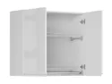 BRW Верхня шафа для кухні 80 см дводверна із зливним бачком білий глянець, альпійський білий/глянцевий білий FH_GC_80/72_L/P-BAL/BIP фото thumb №3