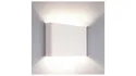 BRW Настінний світильник Haga White 2-х точковий сталевий білий 065315 фото thumb №2