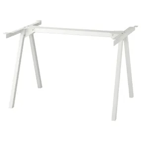 IKEA TROTTEN ТРОТТЕН, рама стільниці, білий, 120x70x75 см 404.747.56 фото