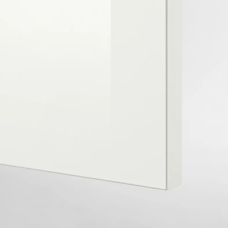 IKEA KNOXHULT КНОКСХУЛЬТ, навісна шафа з дверцятами, глянцевий білий, 60x60 см 703.268.11 фото №3