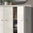 IKEA IDANÄS ИДАНЭС, шкаф со складными дверьми, белый, 121x135 см 204.588.23 фото thumb №4