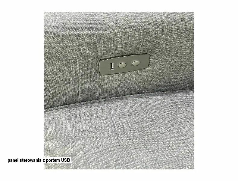 Крісло розкладне SIGNAL URANOS, тканина: сірий фото №4