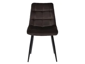Кухонный стул SIGNAL CHIC Velvet, Bluvel 48 - коричневый фото