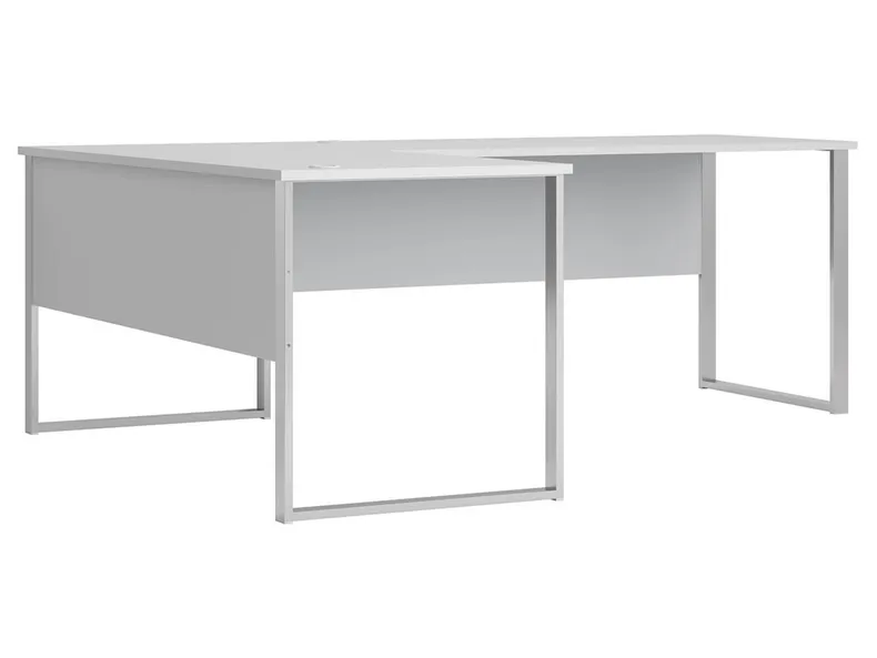 Письмовий стіл кутовий BRW Office Lux, 223х170 см, сірий/сірий BIU/223/170-JSZ фото №4