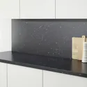 IKEA SÄLJAN СЭЛЬЯН, столешница под заказ, черный имитирующий мрамор / ламинат, 30-45x3,8 см 103.454.88 фото thumb №5