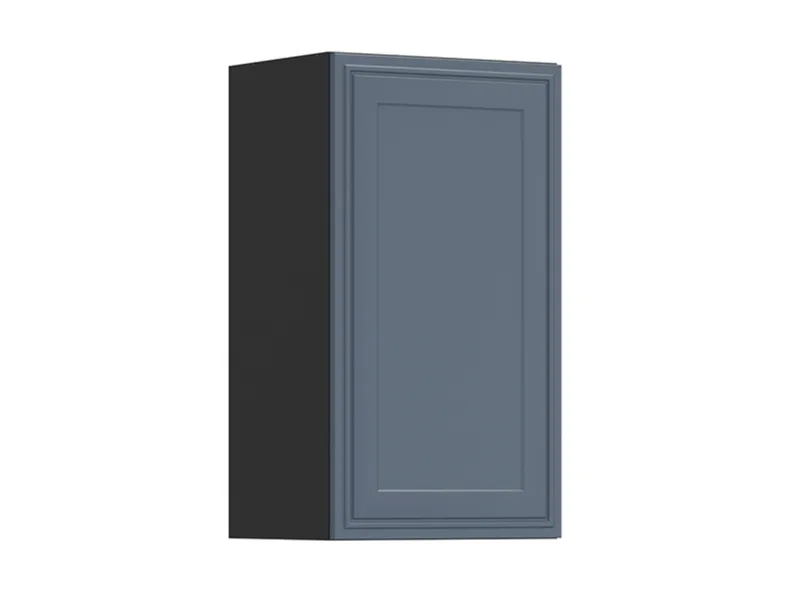 BRW Верхний кухонный шкаф Верди 40 см левый мистик матовый, черный/матовый FL_G_40/72_L-CA/MIM фото №2