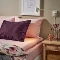 IKEA ULLVIDE УЛЛЬВІДЕ, простирадло на резин д / тонк матраца, блідо-рожевий, 160x200 см 705.653.16 фото thumb №2