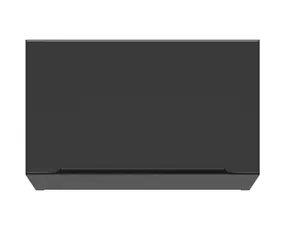 BRW Кухонный шкаф Sole L6 40 см с навесным верхом черный матовый, черный/черный матовый FM_NO_40/23_O-CA/CAM фото