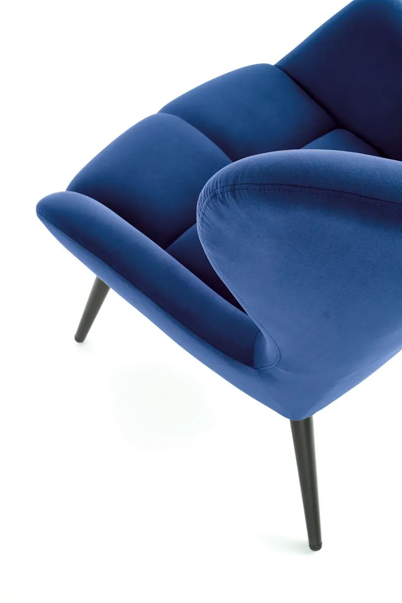 Мягкое кресло HALMAR TYRION, темно-синий фото №5