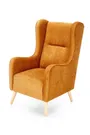 М'яке крісло HALMAR CHESTER 2, бурштиновий фото