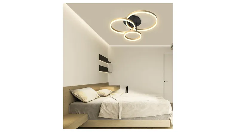 BRW Perpignon LED 3-точечный потолочный светильник с диммером золото 091125 фото №4