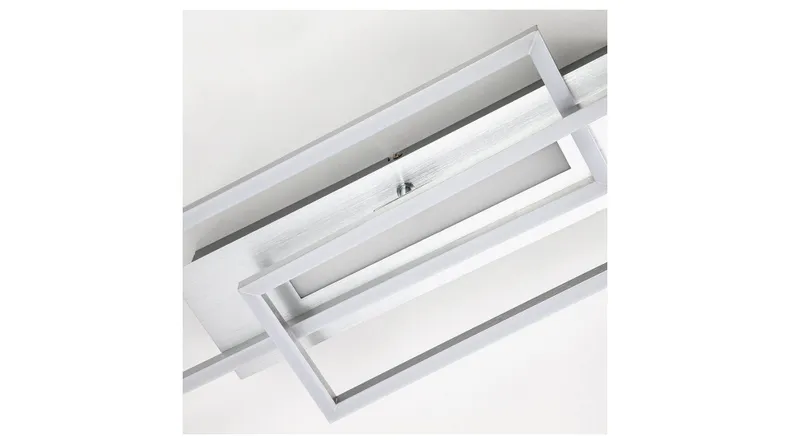 BRW Frame MID LED 2-позиционный металлический потолочный светильник серебристый 085523 фото №2