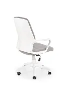 Кресло компьютерное офисное вращающееся HALMAR SPIN 2 серый/белый фото thumb №3