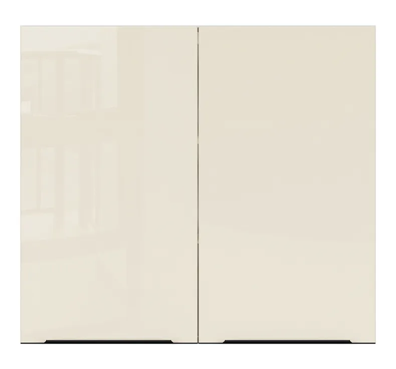 BRW Двухдверный кухонный шкаф Sole L6 80 см магнолия жемчуг, альпийский белый/жемчуг магнолии FM_G_80/72_L/P-BAL/MAPE фото №1