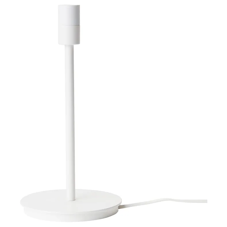 IKEA SKAFTET СКАФТЕТ, основа настільної лампи, білий, 30 см 504.054.18 фото №1