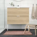 IKEA TOFTBO ТОФТБУ, коврик для ванной, бледно-розовый, 50x80 см 305.170.25 фото thumb №2