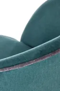 Кухонний стілець HALMAR Marino темно-зелений, дуб медовий (1шт=1шт) фото thumb №7