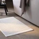 IKEA ALSTERN АЛЬСТЕРН, килимок для ванної кімнати, білий, 50x80 см 004.473.50 фото thumb №4