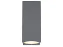 BRW Вуличний настінний двоточковий світильник Veronika 15 см алюмінієво-сірий 093002 фото thumb №5