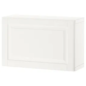 IKEA BESTÅ БЕСТО, комбинация настенных шкафов, белый / Смевикен белый, 60x22x38 см 494.293.40 фото