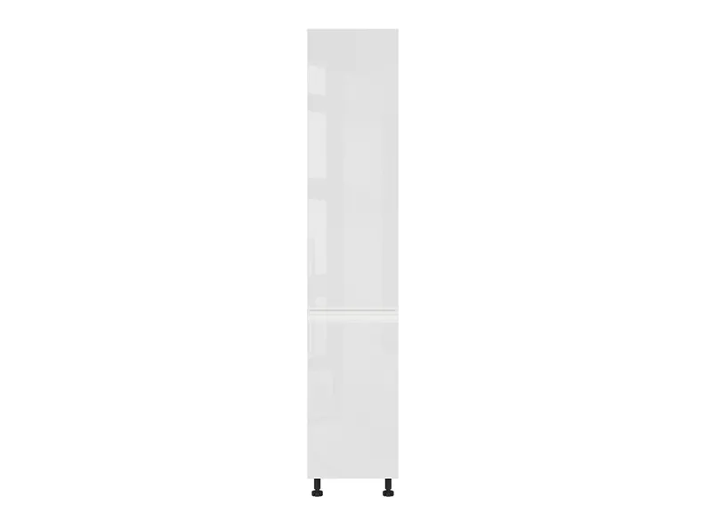BRW Высокий кухонный шкаф Sole 40 см правый белый глянец, альпийский белый/глянцевый белый FH_D_40/207_P/P-BAL/BIP фото №1