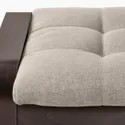 IKEA POÄNG ПОЕНГ, крісло та підставка для ніг, чорний / коричневий / бежевий Gunnared 095.020.02 фото thumb №4