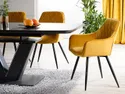 Кухонный стул SIGNAL LINEA Velvet, Bluvel 28 - бежевый фото thumb №9