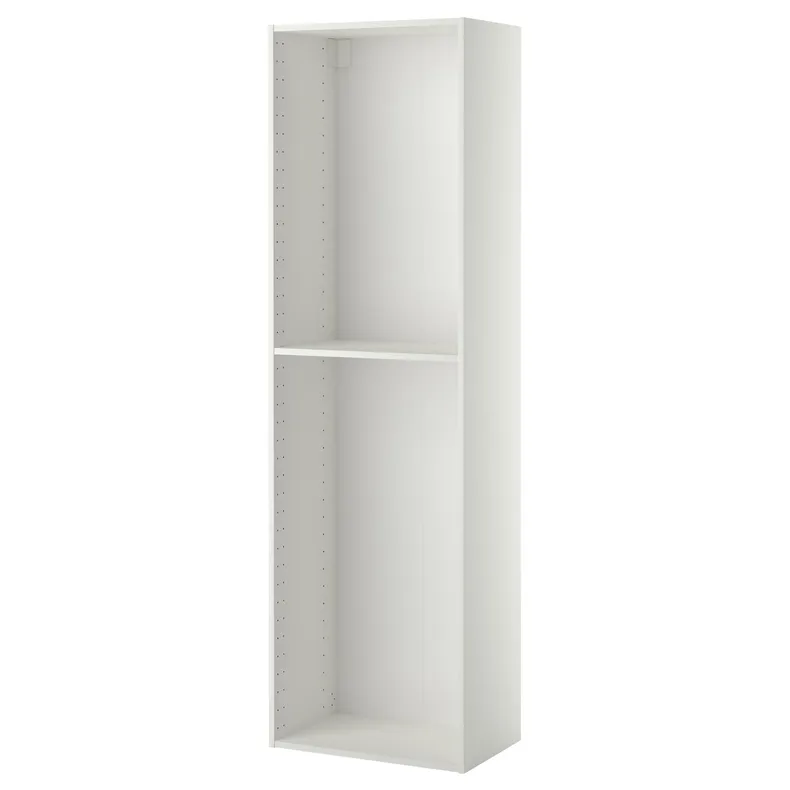 IKEA METOD МЕТОД, каркас високої шафи, білий, 60x37x200 см 702.125.60 фото №1