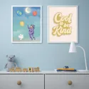 IKEA BILD БІЛЬД, постер, круто бути добрим - золото, 40x50 см 305.549.56 фото thumb №2