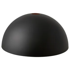 IKEA DYVIKA ДЮВІКА, абажур підвісного світильника, чорний/мідний колір, 35 см 005.480.09 фото