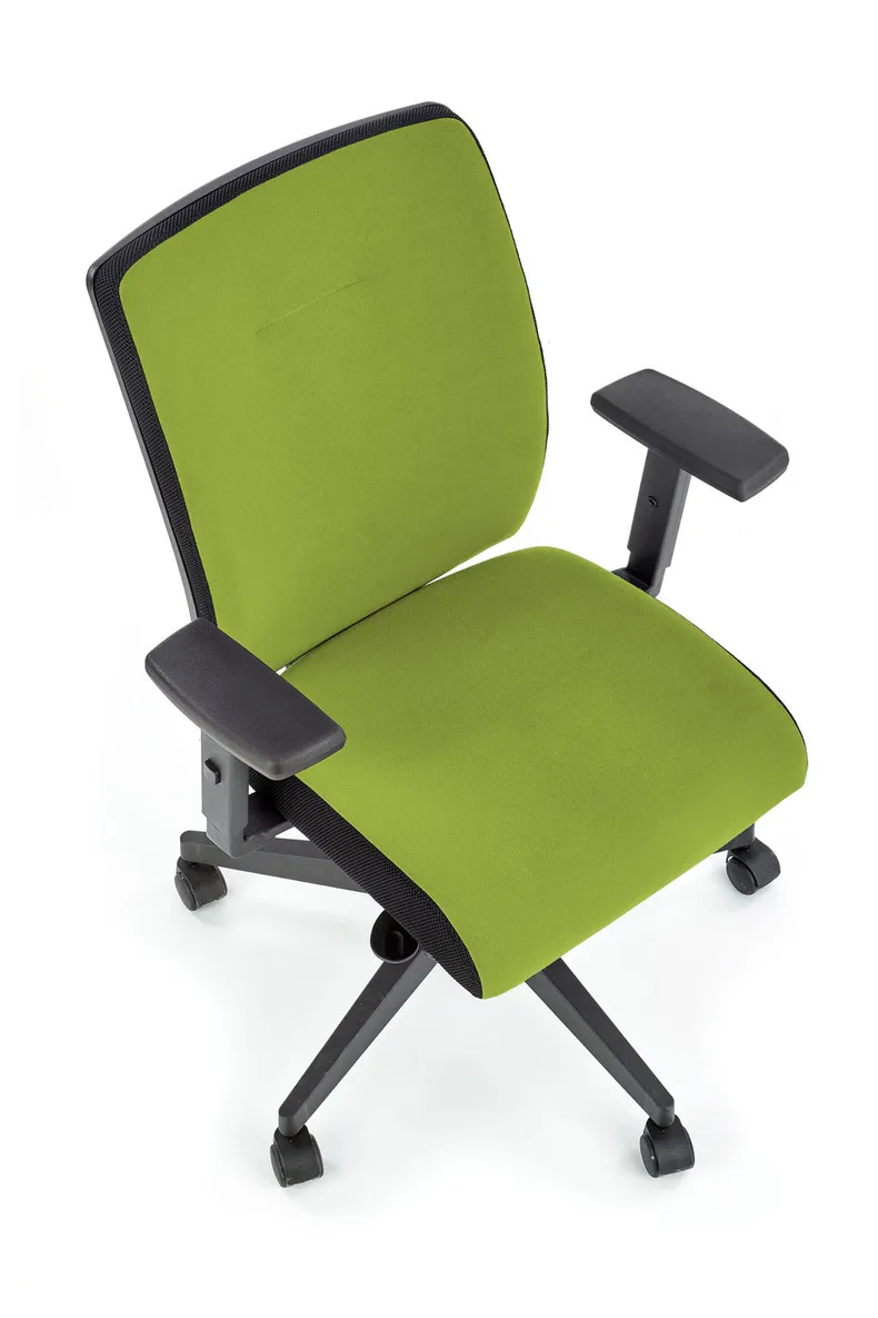 Крісло комп'ютерне офісне обертове HALMAR POP, чорний/зелений фото №6