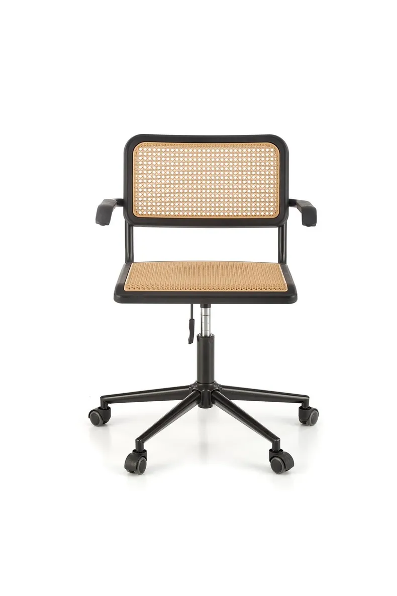 Кресло офисное вращающееся HALMAR INCAS, коричневый/черный фото №6