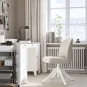 IKEA ROSENTORP, вращающийся стул, белый/киланда бежевый 205.765.53 фото thumb №3