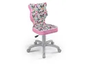 BRW Дитячий стілець для парти метелики розмір 4 OBR_PETIT_SZARY_ROZM.4_STORIA_31 фото thumb №1