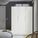 IKEA PAX ПАКС / FORSAND ФОРСАНД, гардероб, комбінація, білий / білий, 150x60x201 см 395.006.95 фото thumb №2