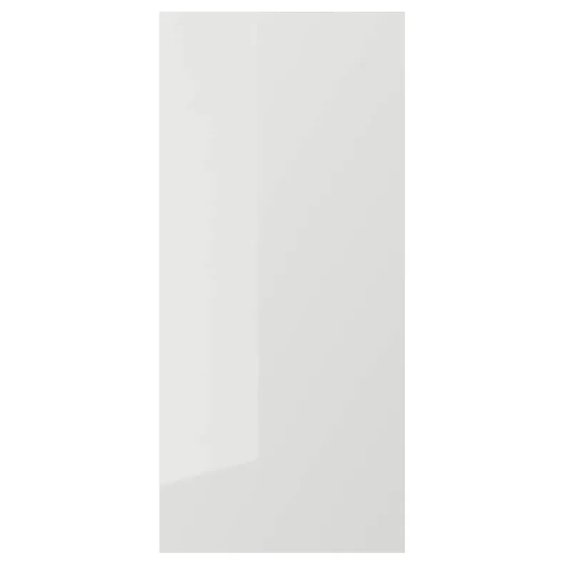 IKEA RINGHULT РИНГУЛЬТ, накладная панель, глянцевый светло-серый, 39x86 см 703.271.27 фото №1
