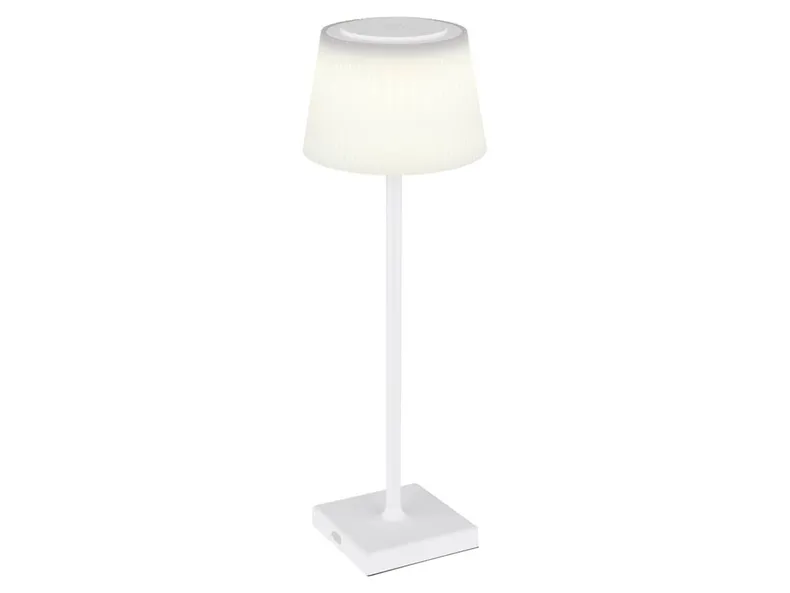 BRW Настольная светодиодная лампа Gregoir белого цвета 091464 фото №6