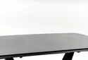 Кухонний стіл розкладний HALMAR FANGOR 160-220x90 см, стільниця - темно-сіра, основа - чорна фото thumb №14