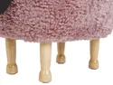BRW Дитячий пуф для зберігання овечої шкури рожевий 4251682250474 фото thumb №10