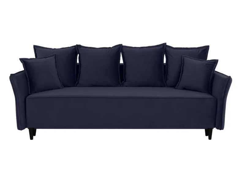 BRW Трехместный диван Мария с велюровым коробом темно-синего цвета, Ривьера 79 Синий SO3-MARIA-LX_3DL-G2_BB8817 фото №1