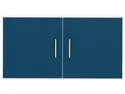 BRW Настінна шафа Modeo100 см з дверцятами біла/темно-синя SFW/100/50/30_10-BI/BLC фото thumb №2