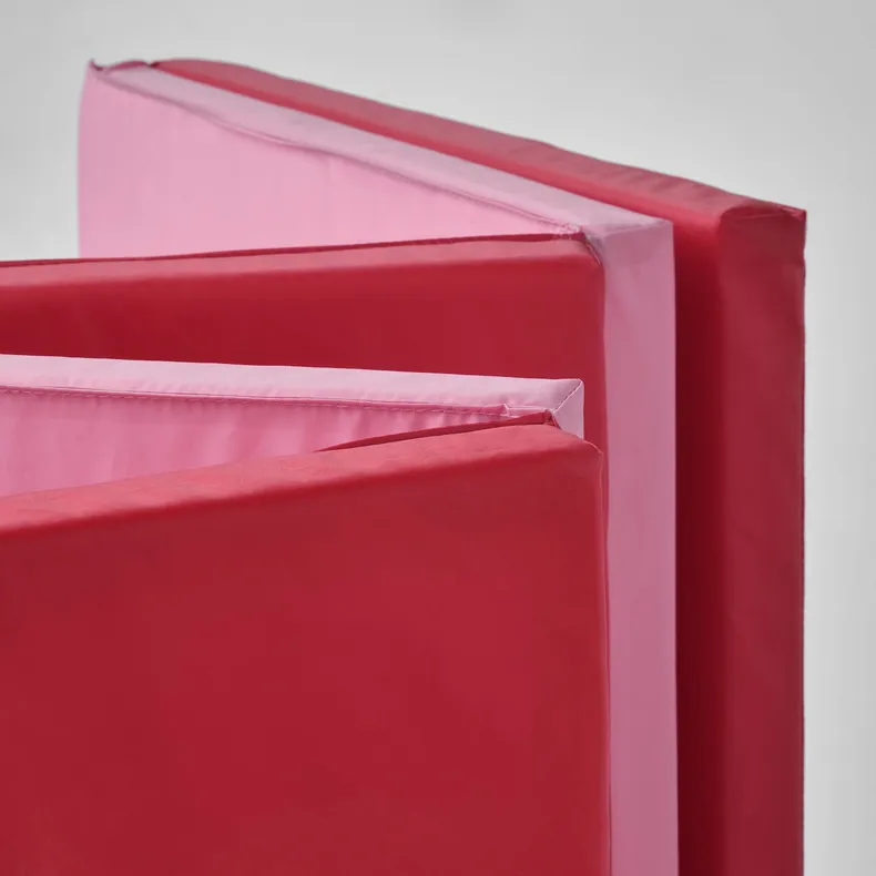 IKEA PLUFSIG ПЛУФСІГ, складаний спортивний килимок, рожевий / червоний, 78x185 см 505.522.73 фото №5