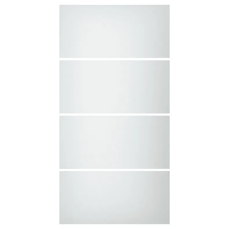 IKEA SVARTISDAL СВАРТІСДАЛЬ, 4 панелі для рами розсувних дверцят, білий імітаційний папір, 100x201 см 204.735.69 фото №1