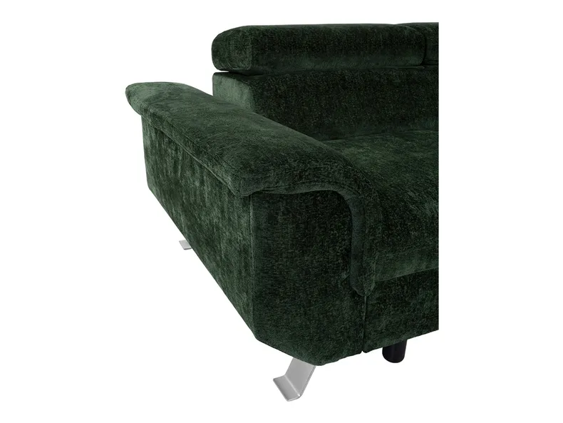 BRW Правобічний кутовий диван Rockford зі спальним місцем і ящиком для зберігання, зелений синель, Симфонія 11 NA-ROCKFORD-2F_BL-GB_BBEF51 фото №6