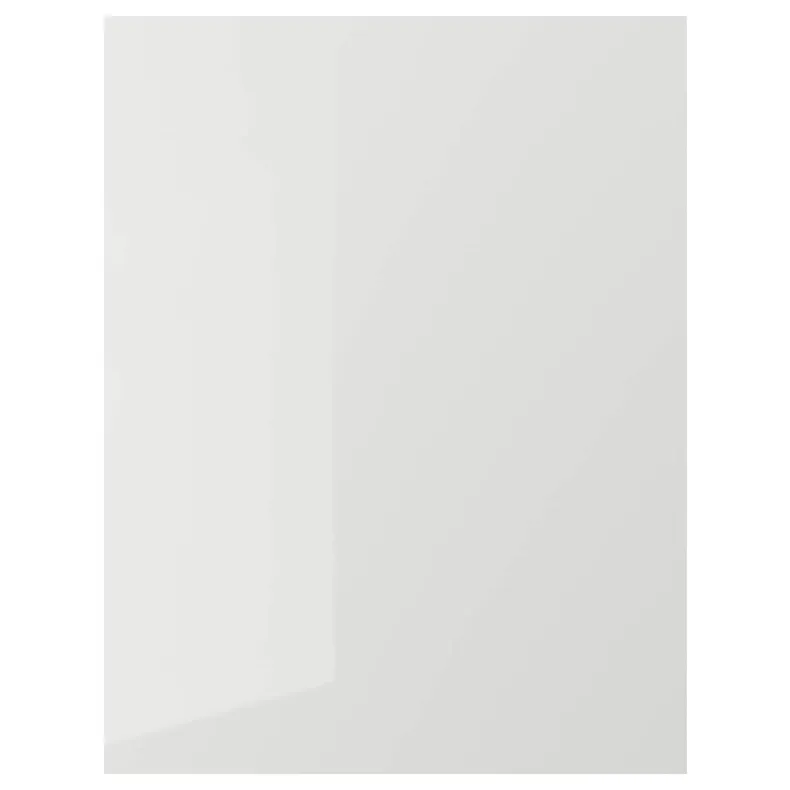 IKEA RINGHULT РИНГУЛЬТ, накладная панель, глянцевый светло-серый, 62x80 см 103.271.30 фото №1