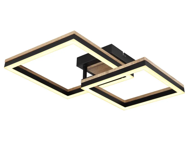 BRW Beatrix LED 2-позиционный металлический потолочный светильник черный 091485 фото №1