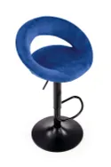 Барний стілець HALMAR H102 хокер темно-синій фото thumb №6
